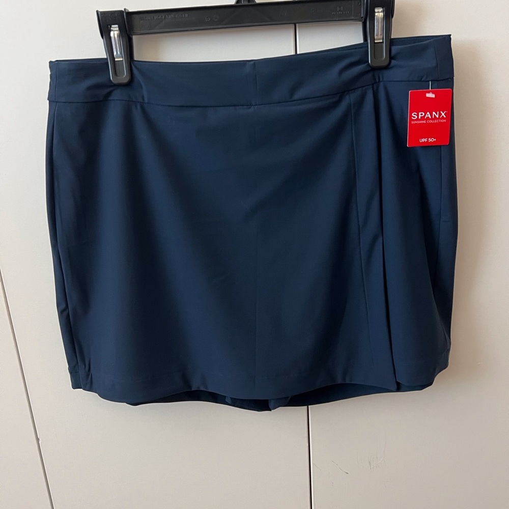 Spanx Sunshine Collection Navy Skort
